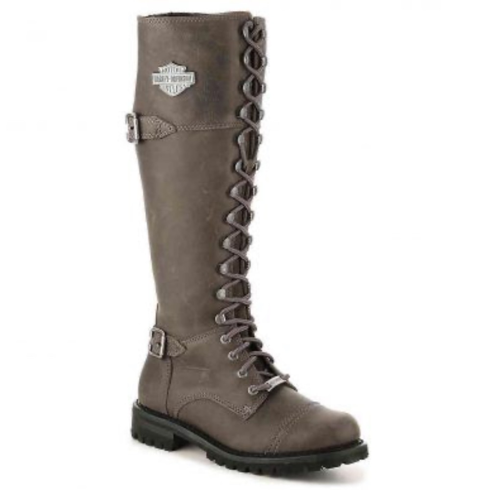 Harley-Davidson Women's Beechwood Moto Lace-up Combat Boot sz 10